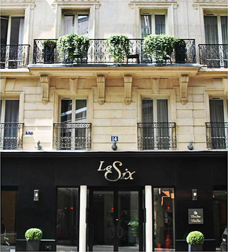 Hotel Le Six Parijs Buitenkant foto